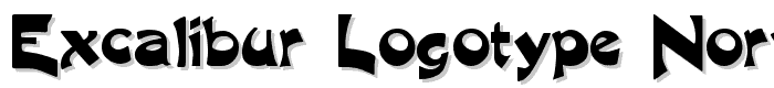 Excalibur Logotype Normal font